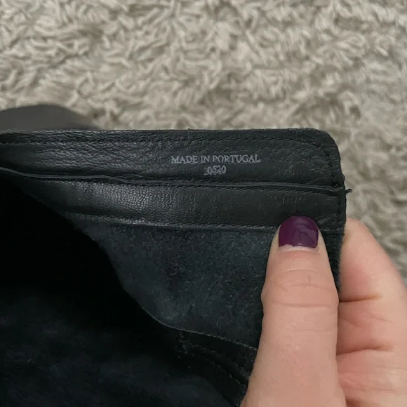 SOLD Allsaints Harriet Dual Buckle Leather Black Ankle Boots Size 39 - Picture 5 of 6